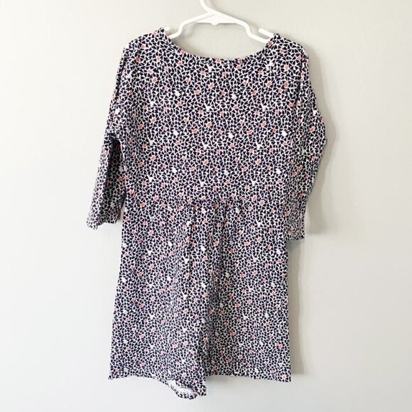 5/$25 Old Navy elbow sleeve all over printed hearts lightweight dress w pockets - Picture 4 of 4